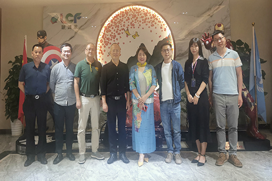 江门国家高新区领导莅临银河官网参观调研