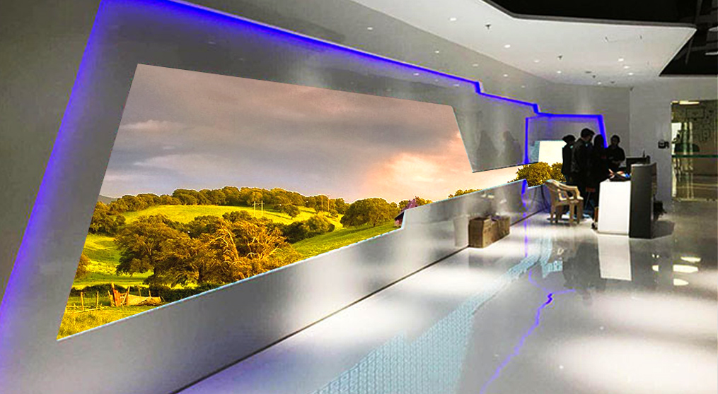 银河官网LED异形屏走进OPPO印度总部