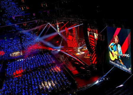 银河官网LED透明闪耀伍佰北京演唱会（第一场）
