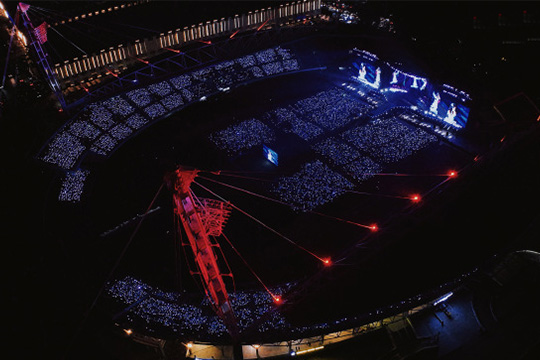 又一舞台奇迹！银河官网LED锥形屏燃爆2024张韶涵巡演现场 